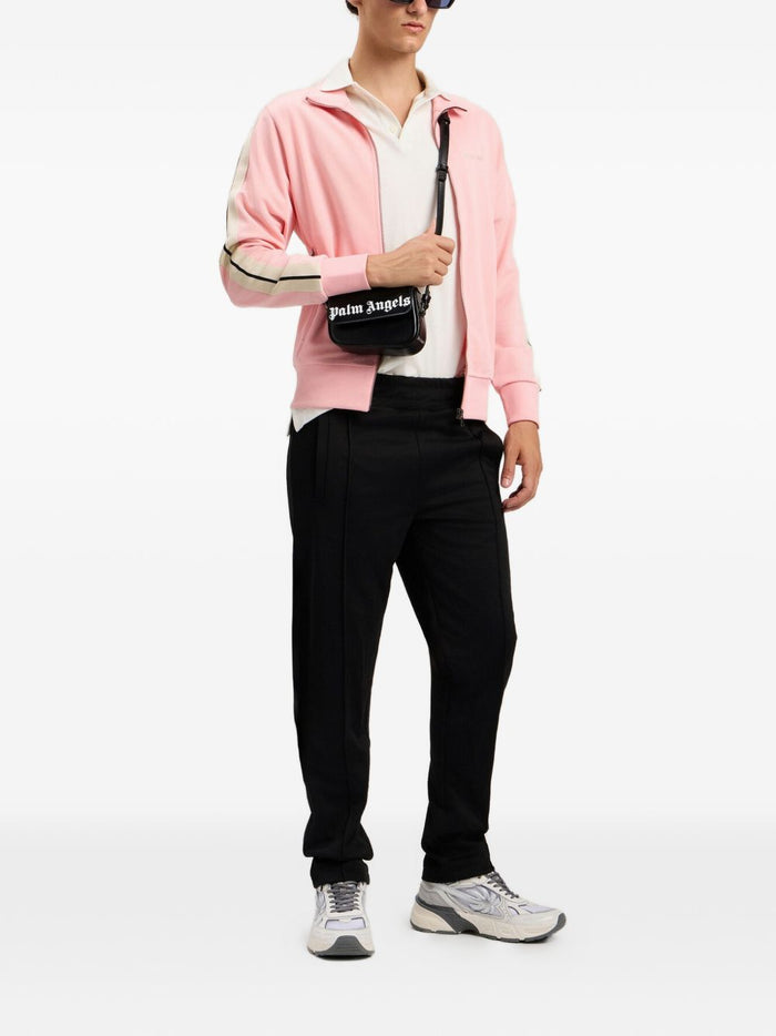 Palm Angels Trousers Black Off White
