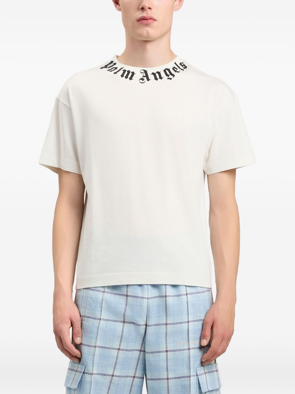 Palm Angels T-shirts and Polos Off White Black
