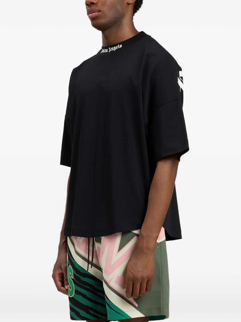 Palm Angels T-shirts and Polos Black Off White