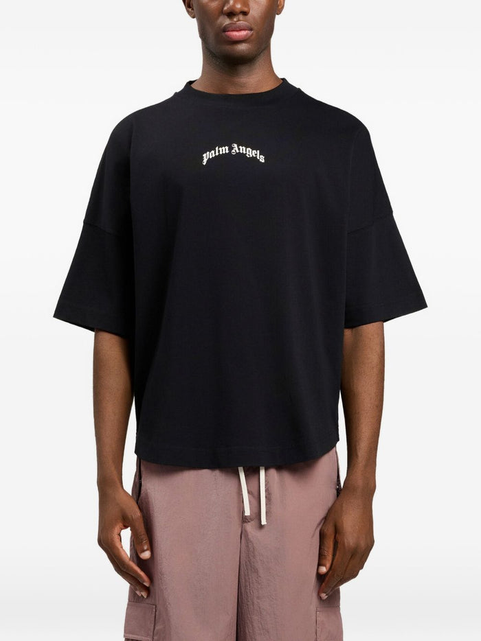 Palm Angels T-shirts and Polos Black Off White