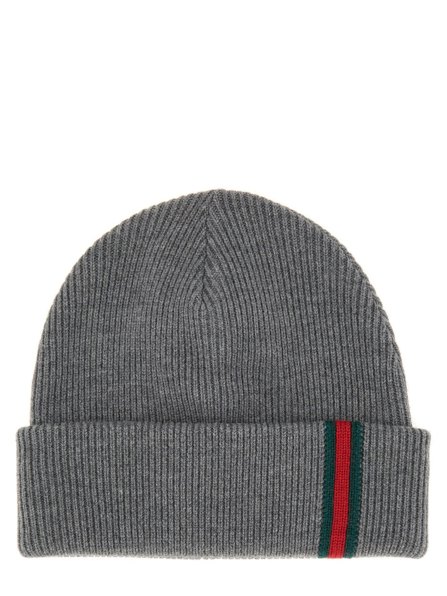 Woollen Hat Grey Wool