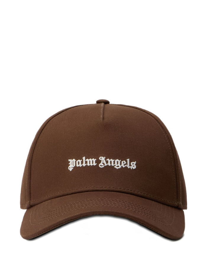 Palm Angels Hats Brown Off White