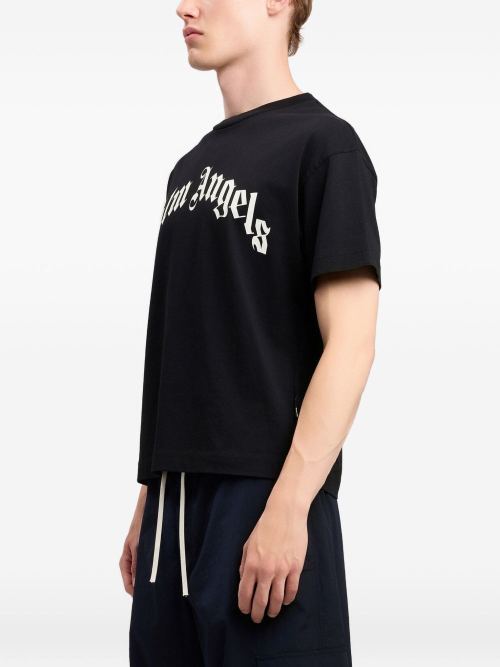 Palm Angels T-shirts and Polos Black Off White
