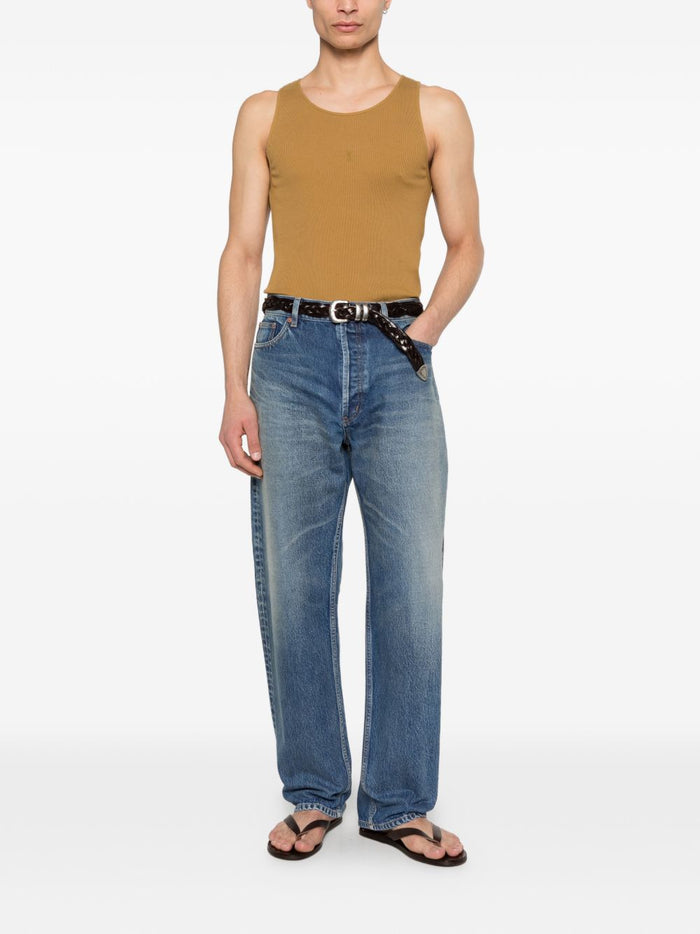 Saint Laurent T-Shirts And Polos Miel Fonce