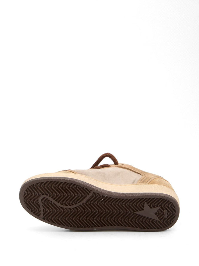 Golden Goose Flat Shoes Beige/brown Fab Oth Mat