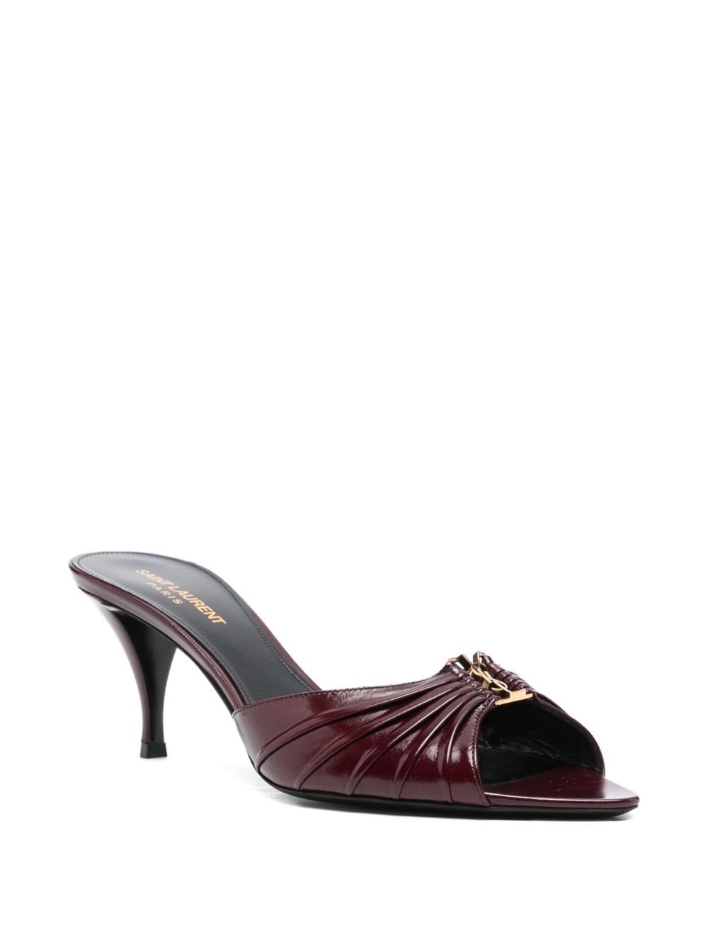 Saint Laurent Flat shoes Vintage Bordeaux