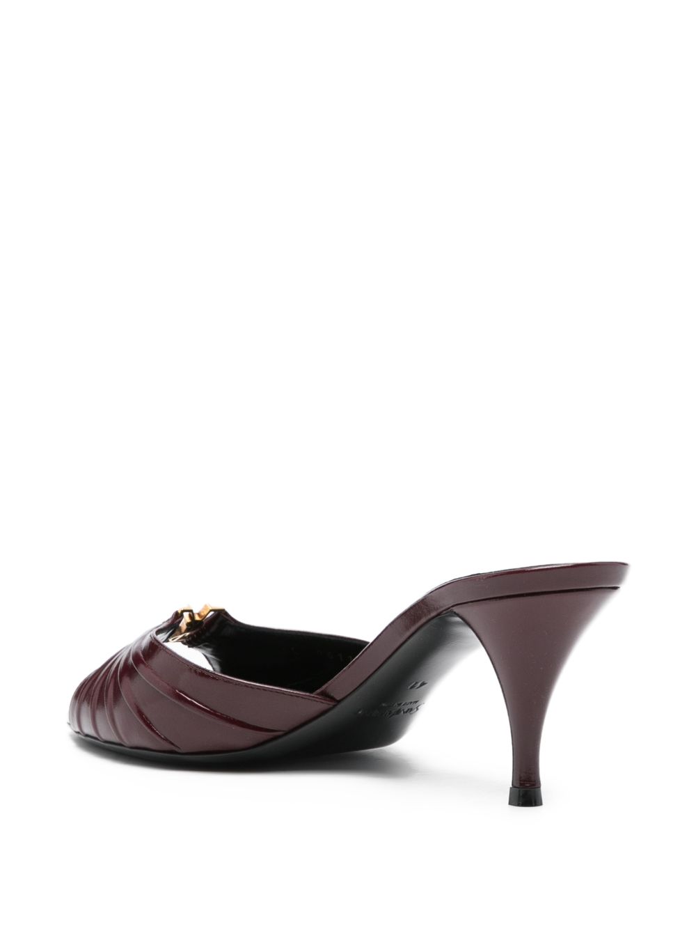 Saint Laurent Flat shoes Vintage Bordeaux