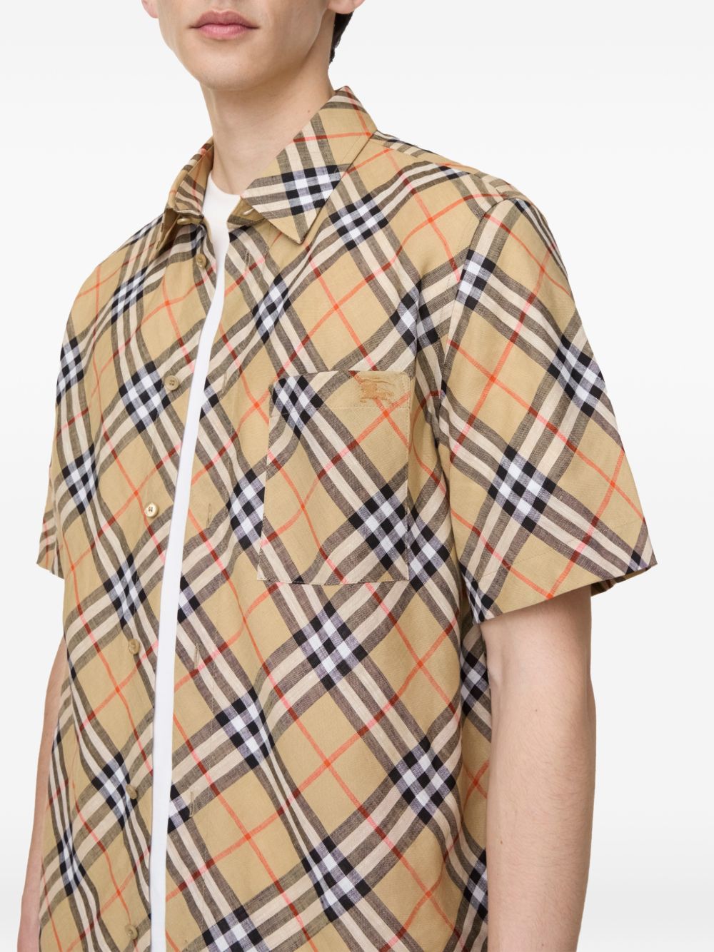 Burberry Shirts Sand Check