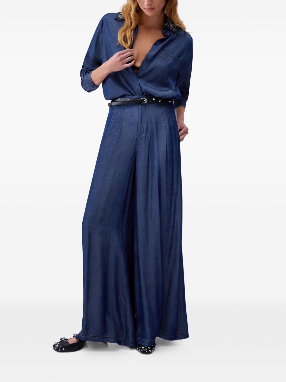 Liu Jo Blue Denim Trousers