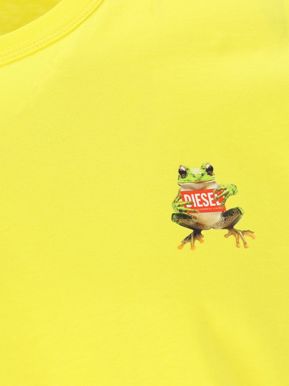 Diesel T-Shirts And Polos Yellow Cotton