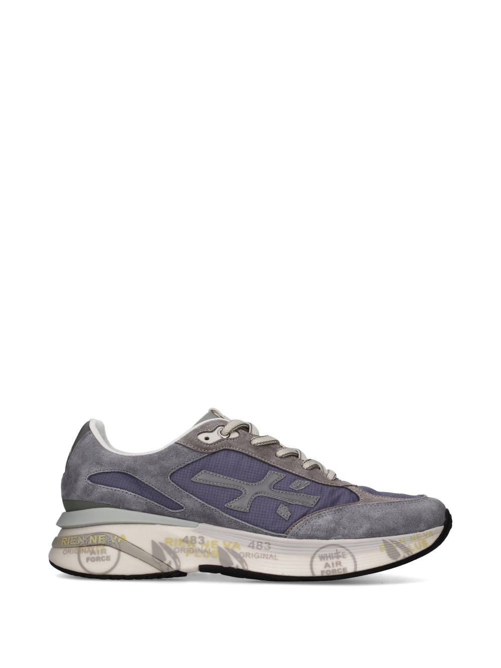 Premiata Flat shoes Grey Suede