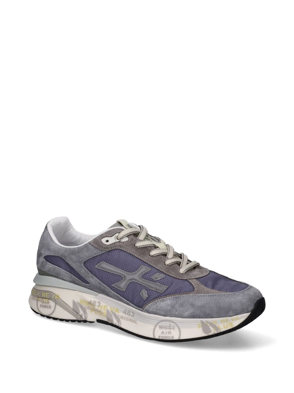 Premiata Flat shoes Grey Suede