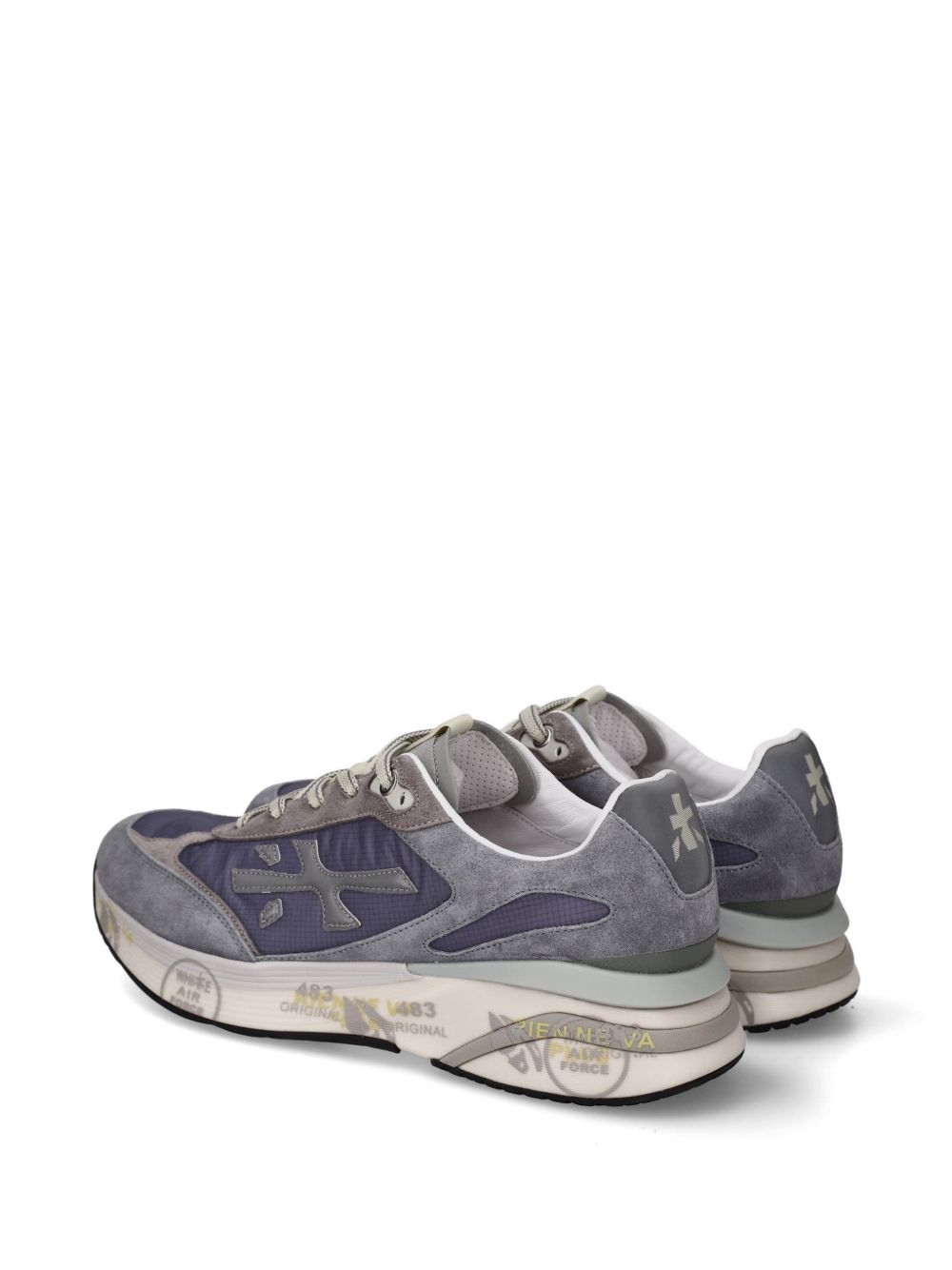 Premiata Flat shoes Grey Suede