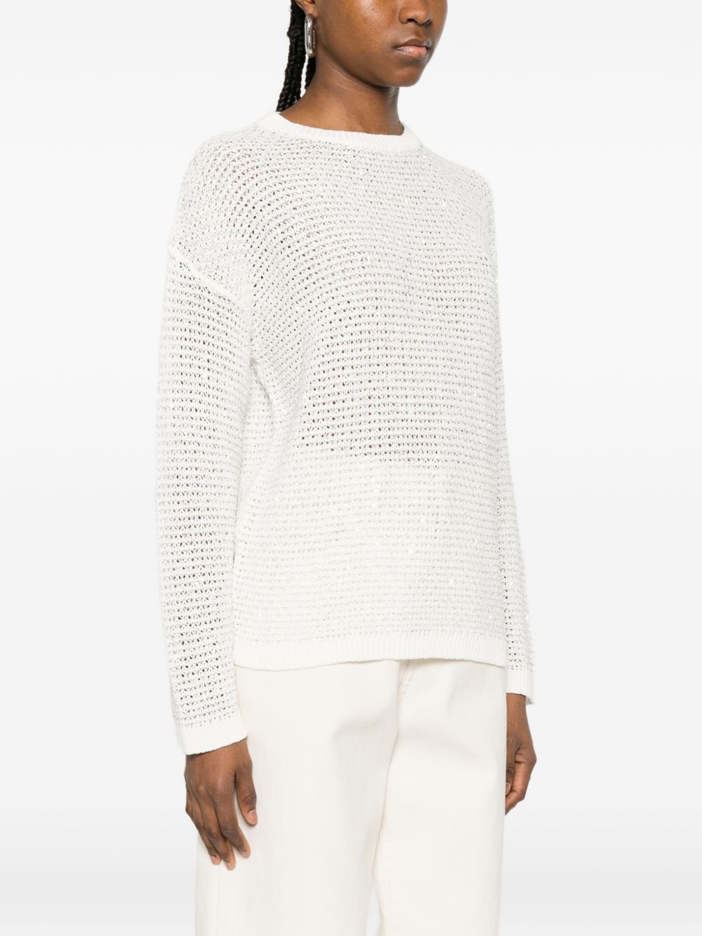 Fabiana Filippi Sweaters White Co Pa 8 %pl