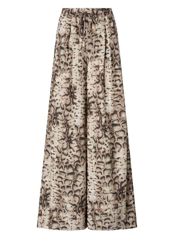 Pinko Trousers Beige Nero