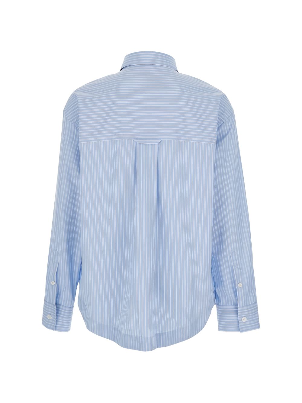 Ami Shirts Bleu Cachemire/blanc
