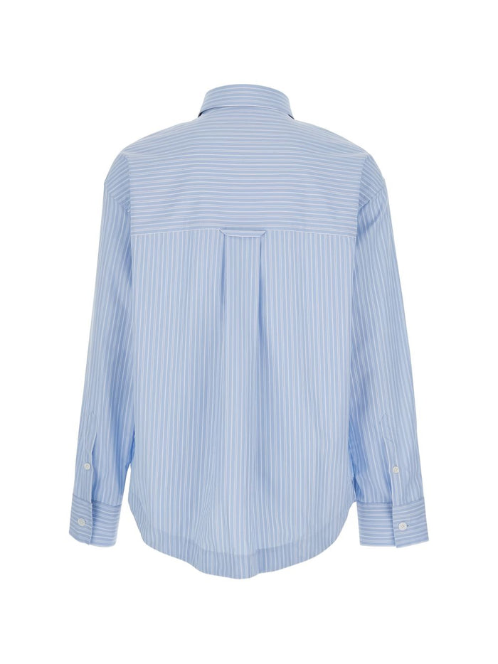 Ami Shirts Bleu Cachemire/blanc