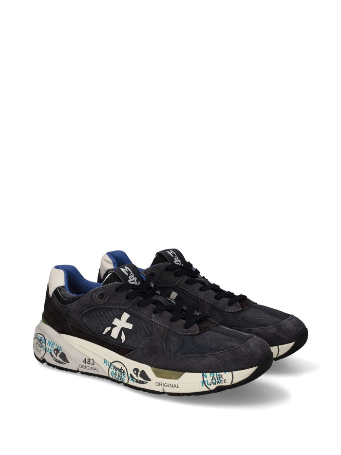 Premiata Flat Shoes Dark Grey Suede