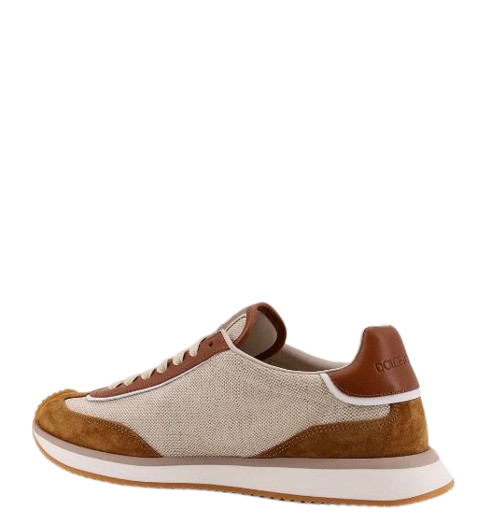 Dolce & Gabbana Flat shoes Avorio/cammello Canvas
