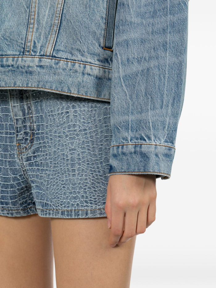 SELF PORTRAIT Shorts Blue