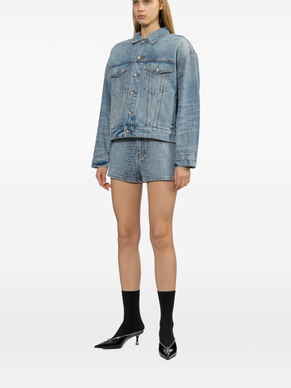 SELF PORTRAIT Shorts Blue