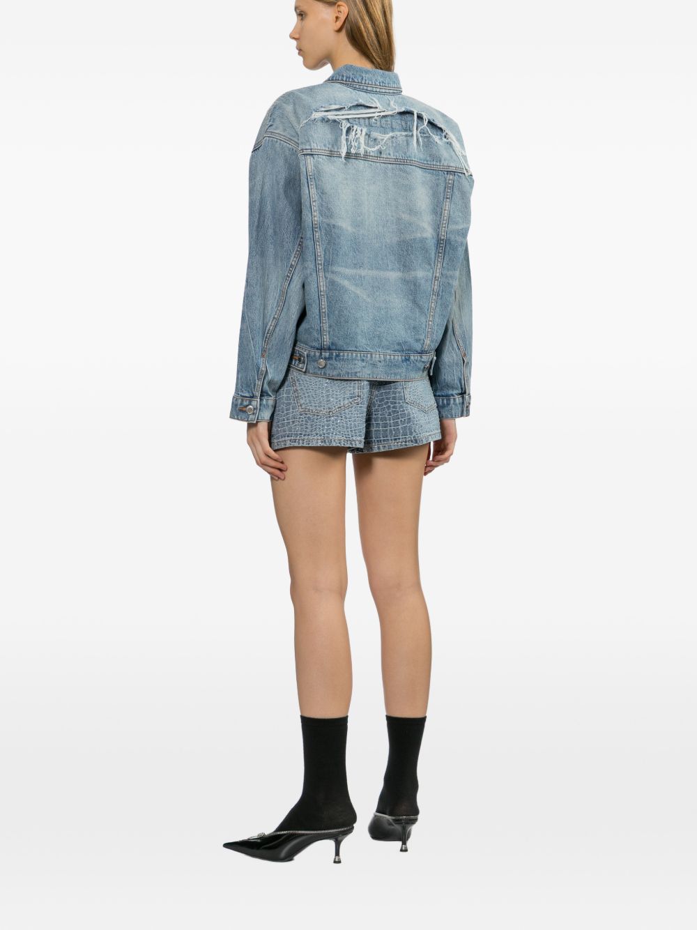 SELF PORTRAIT Shorts Blue