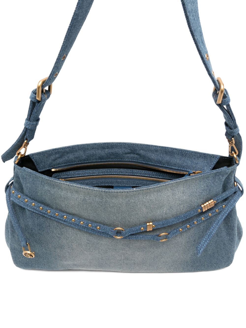 Pinko Bags Denim Oro Co Pl