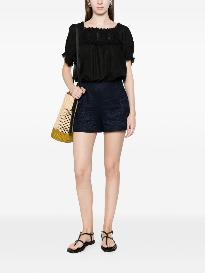 Twin-Set Shorts Blue Night