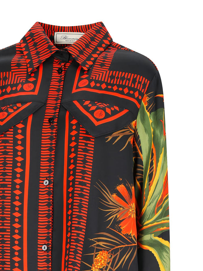Blumarine Dresses Black /orange