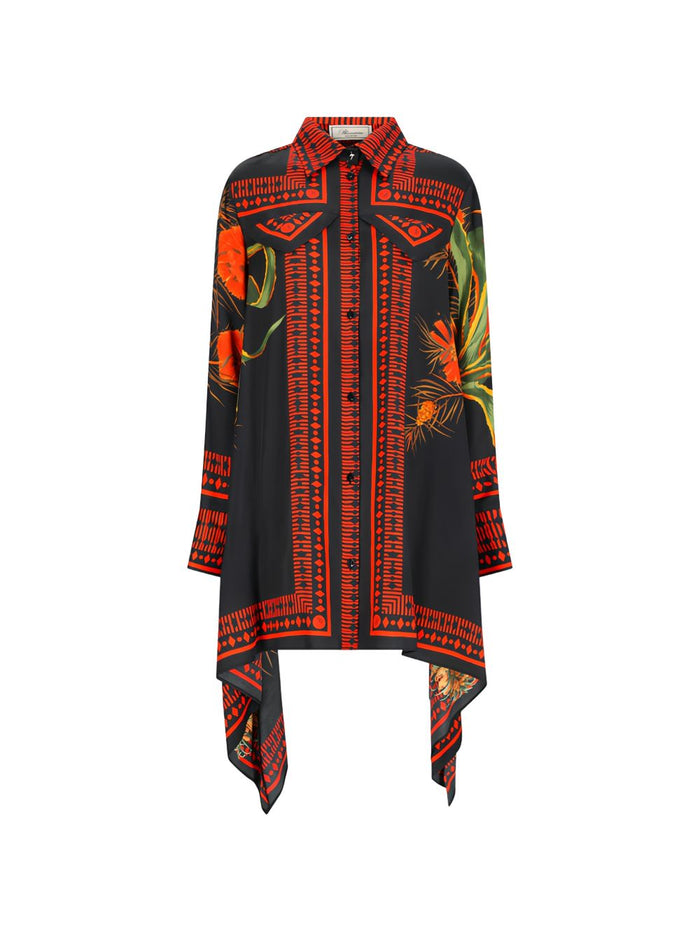Blumarine Dresses Black /orange