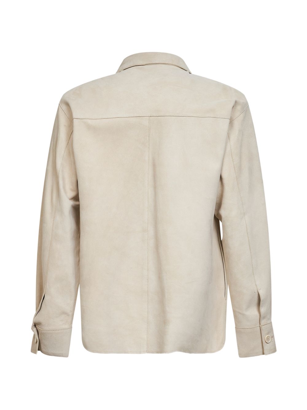 Lardini Shirts Beige Suede Leather