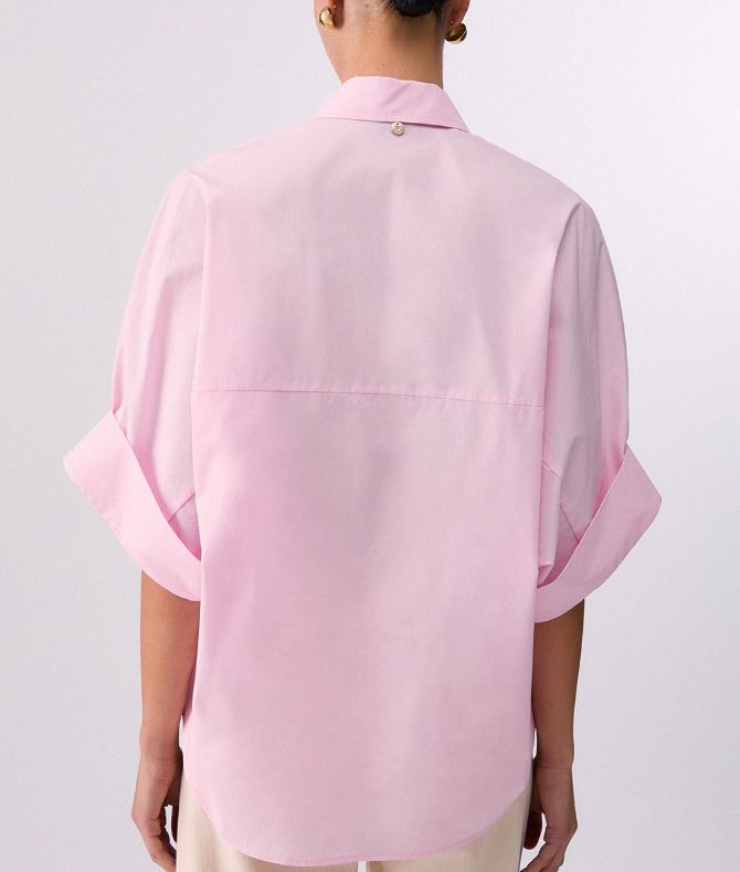LIU JO BLACK Shirts Rosa Tulip