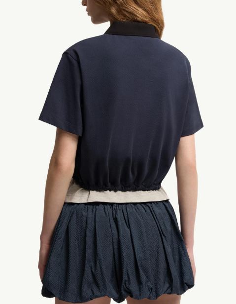 Moncler T-shirts and Polos Navy Blue