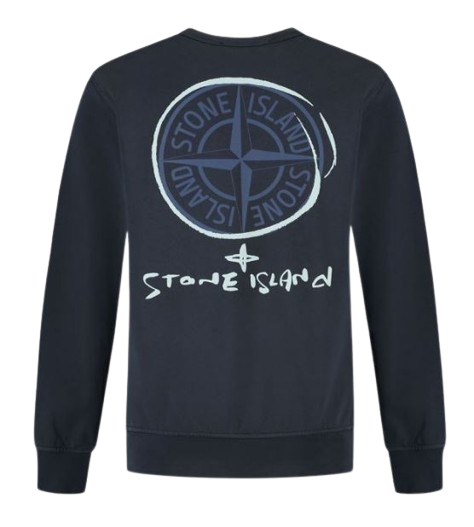 Stone Island Sweaters Blue