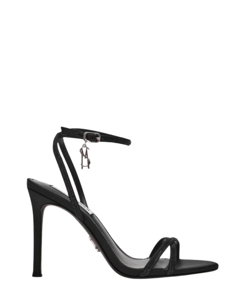 Steve Madden Sandals Black Satin
