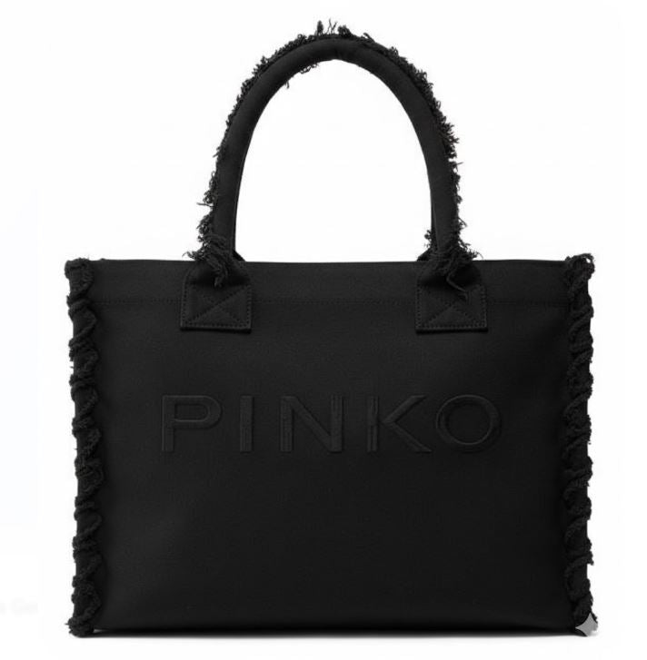 Pinko Bags Black Canvas