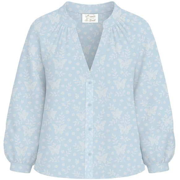 Saint Barth Shirts Light Blue