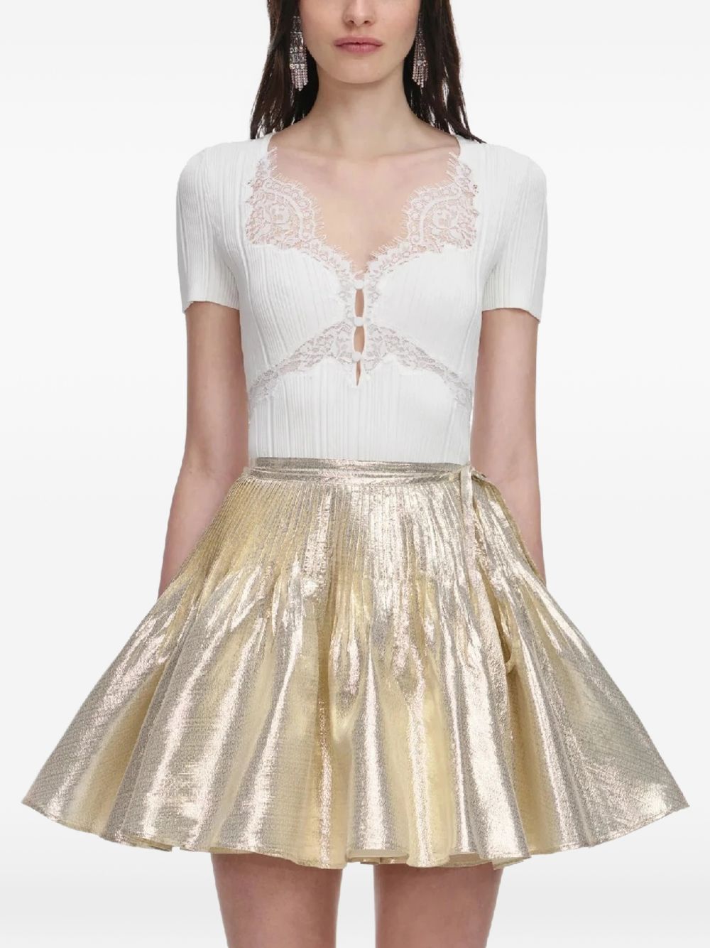 SELF PORTRAIT Top White