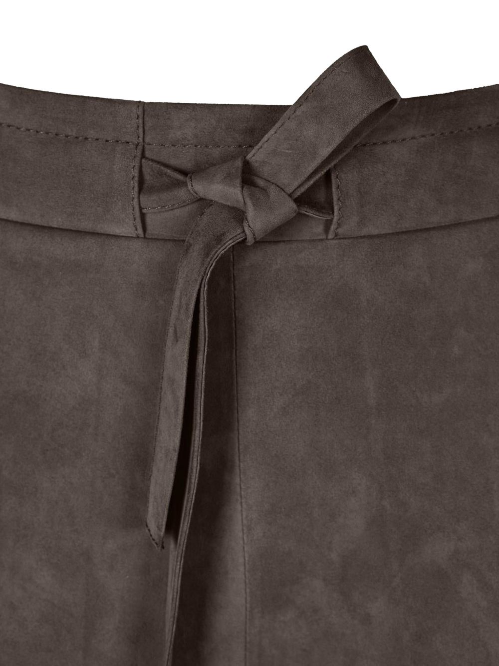 Desa 1972 Trousers Dark Taupe Suede Leather