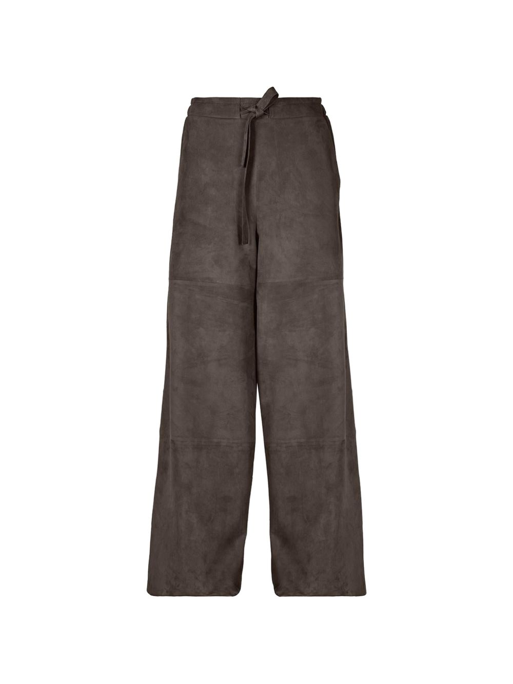 Desa 1972 Trousers Dark Taupe Suede Leather