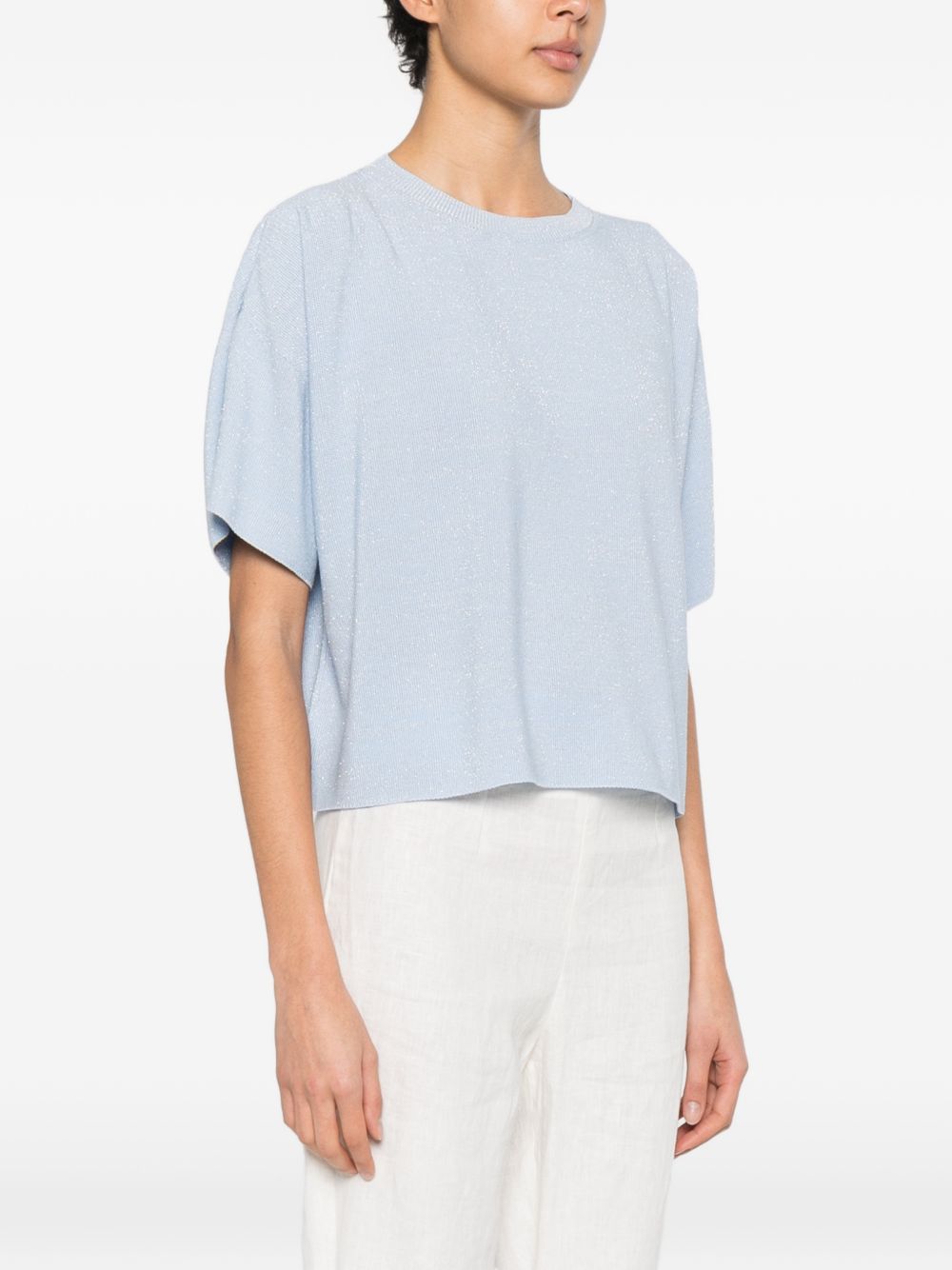 Fabiana Filippi T-shirts and Polos Azzurro Cielo Co Vi Pl
