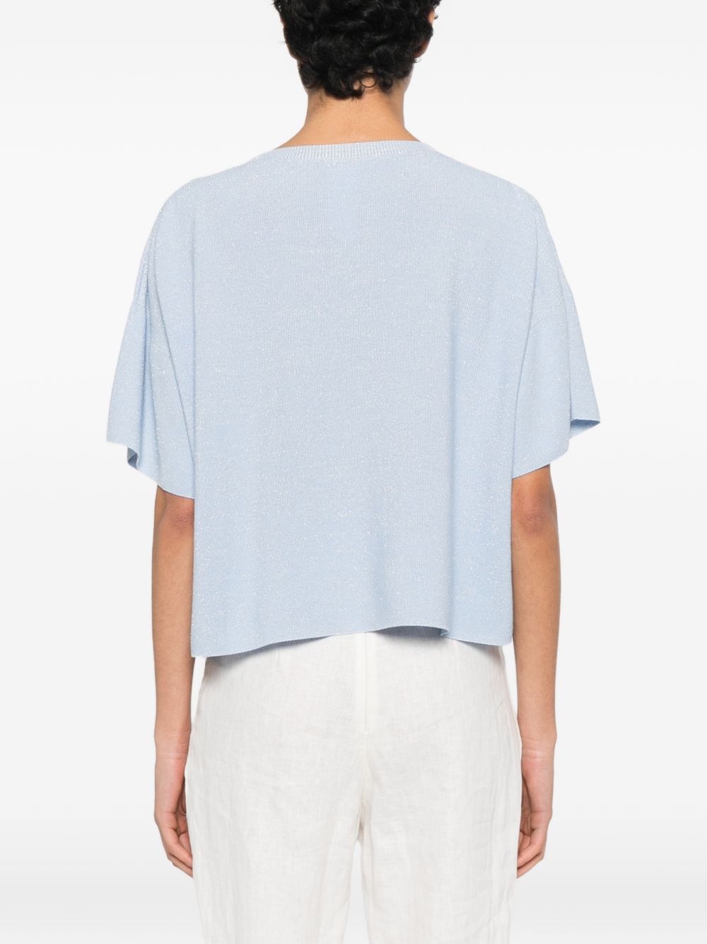 Fabiana Filippi T-shirts and Polos Azzurro Cielo Co Vi Pl