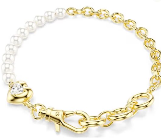 Swaroski Bijoux Gold / White