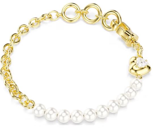 Swaroski Bijoux Gold / White