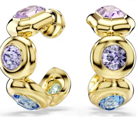 Swaroski Bijoux Gold Multicolor