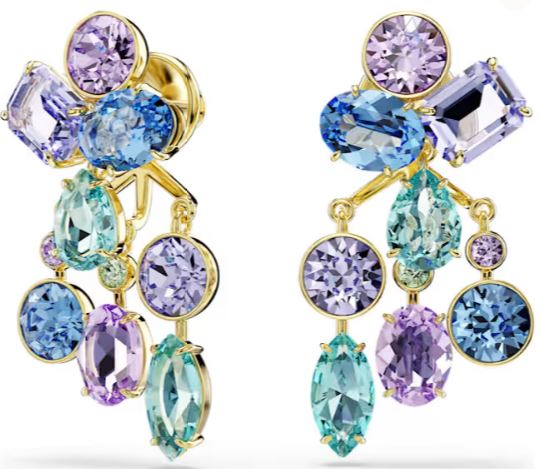 Swaroski Bijoux Multicolor (blue, Lavender, Mint, Purple)