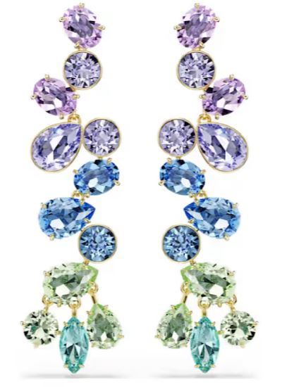 Swaroski Bijoux Multicolor (purple, Violet, Blue, Green, Teal)