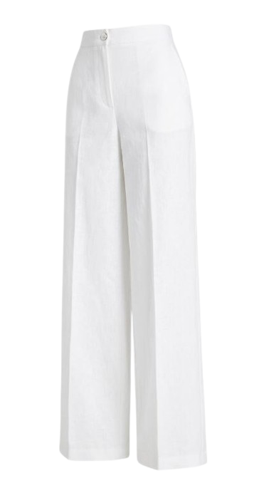 Pinko Trousers White Vi Pa Ea