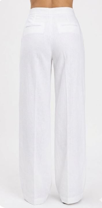 Pinko Trousers White Vi Pa Ea