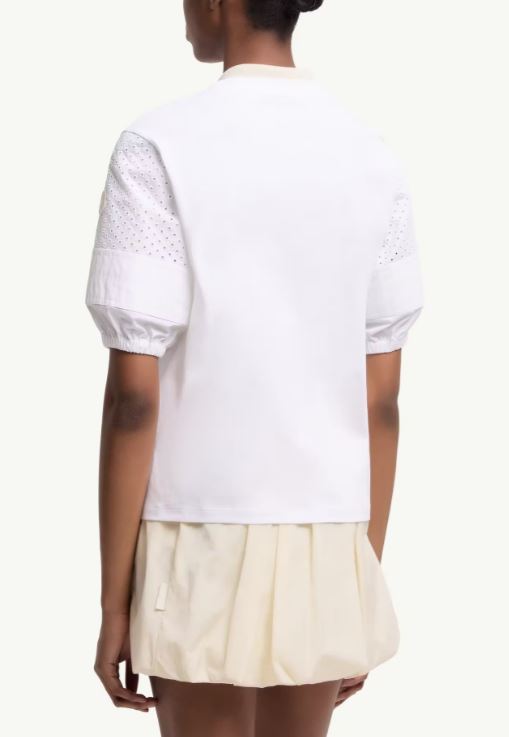 Moncler T-shirts and Polos White